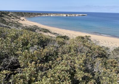 Year 12 A level Geography students visited Lara Bay in the Akamas